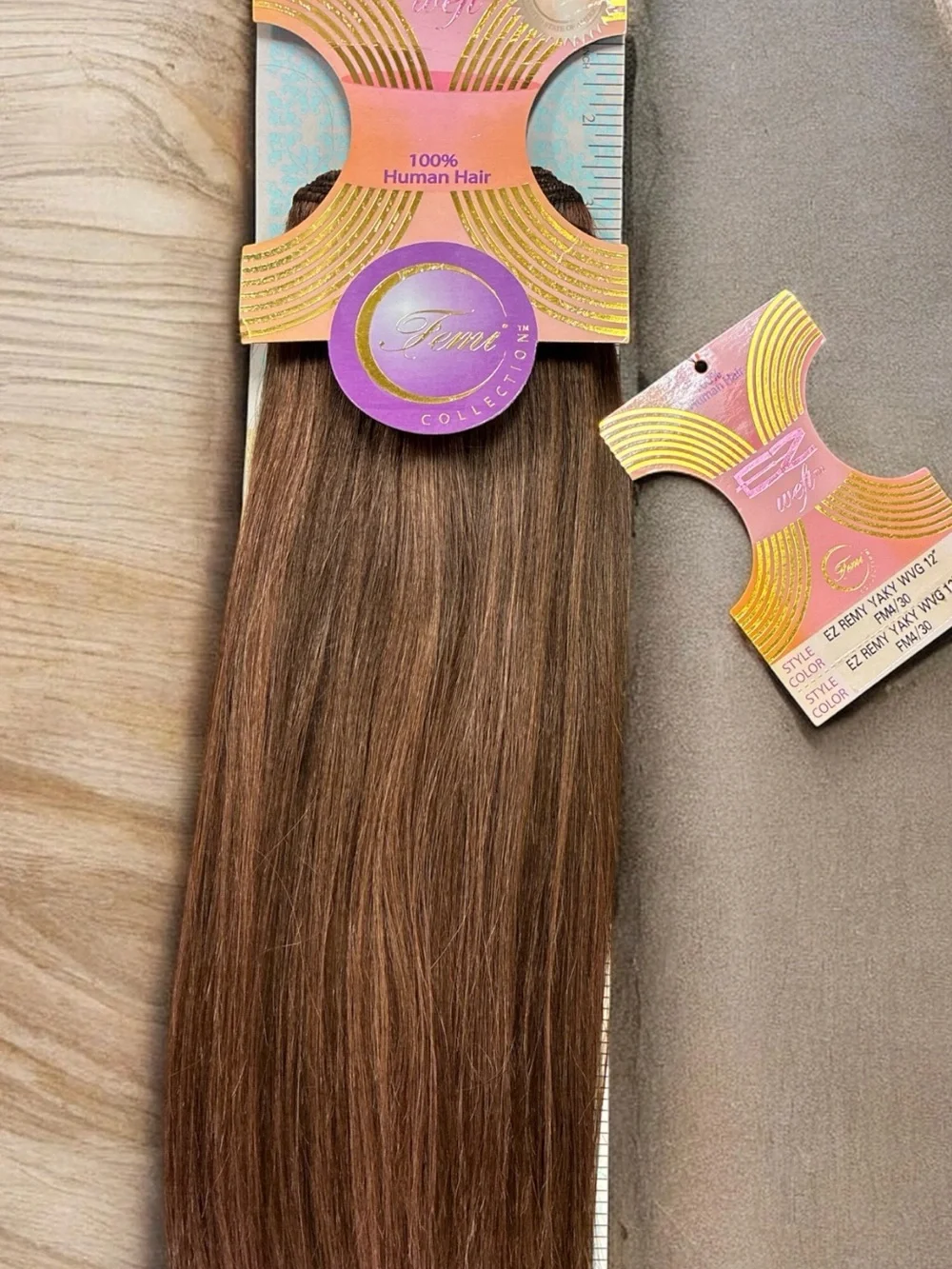 100% Human Hair Extensions - Light Brown F4/30
